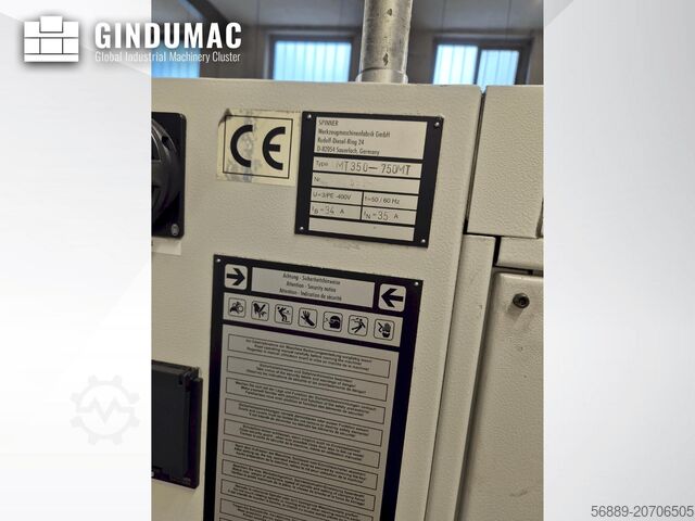 Horisontell svarvmaskin SPINNER MT 350/750