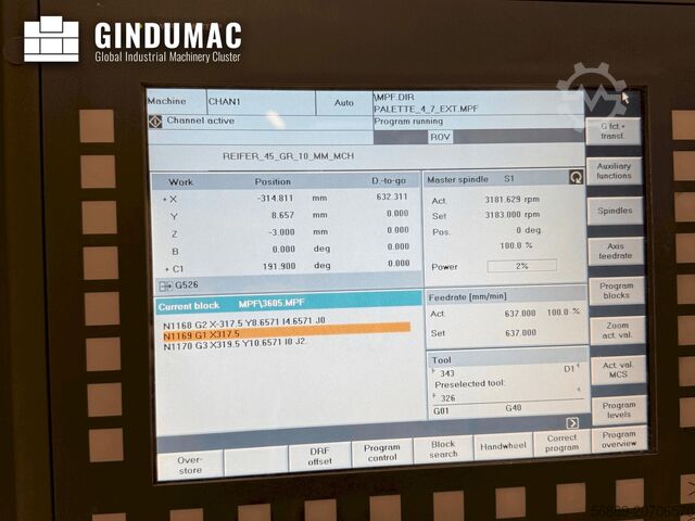 Horizontal Machining Centre HELLER MCH 300 + MCH 300 C + 22 pallet system