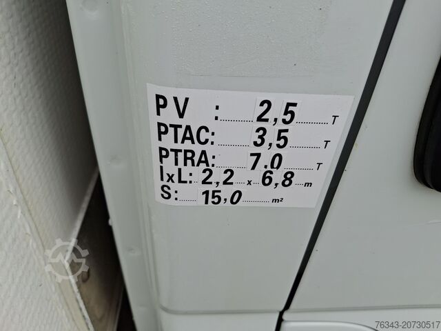 CAISSE Iveco Daily 35S16 - HI-MATIC - CAISSE 22 M3