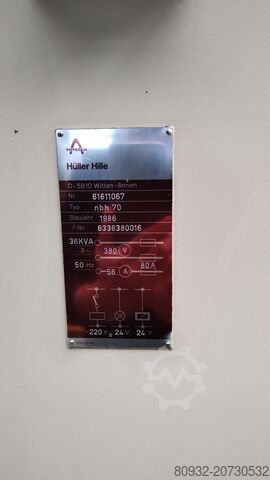 Centru de prelucrare orizontal Hüller Hiller nbh 70