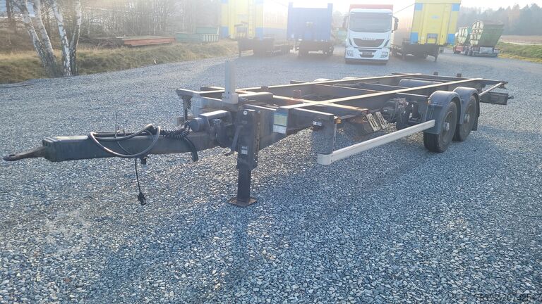 Výměna podvozku přívěsu Obermaier OS 2 W 205L Tandem BDF Anhänger 10.5 to.