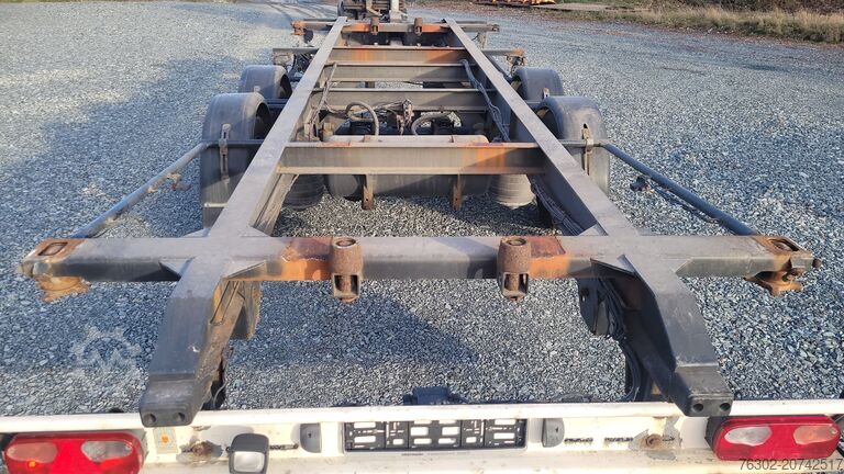 Výměna podvozku přívěsu Obermaier OS 2 W 205L Tandem BDF Anhänger 10.5 to.