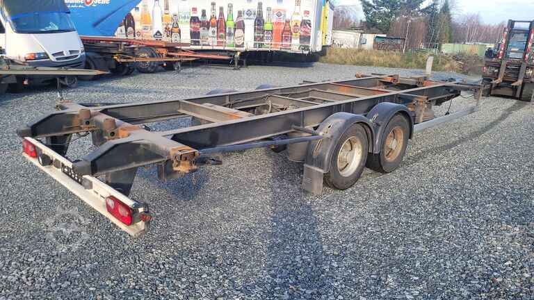 Výměna podvozku přívěsu Obermaier OS 2 W 205L Tandem BDF Anhänger 10.5 to.