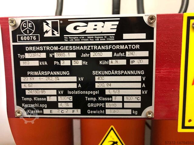 Driefasige transformator GBE TO3A12
