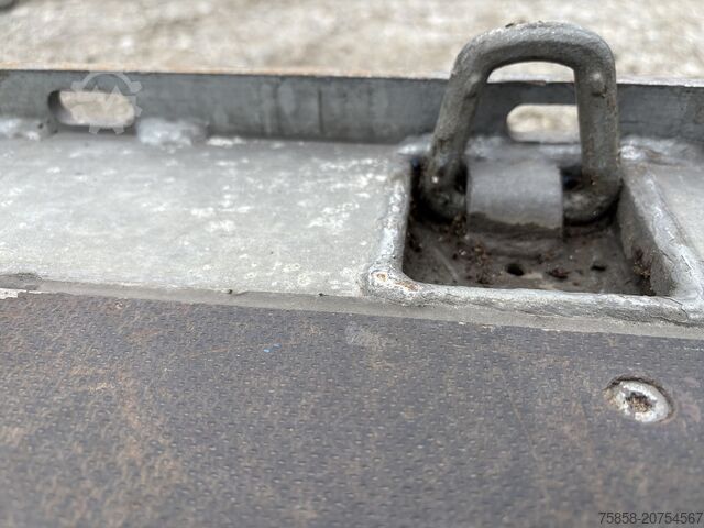 Byttekarosseri åbent Wecon Verzinkte Plattform Zurringe+Lochleiste