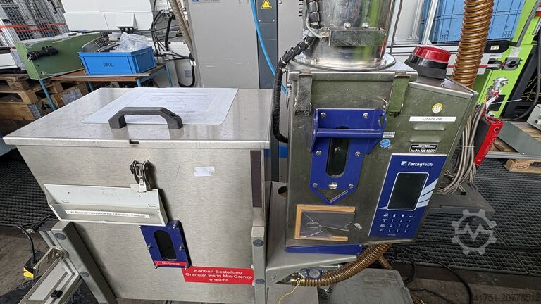 Secador de aire seco FarragTech CARD 10 S mit Behälter 2 x Saugförderer