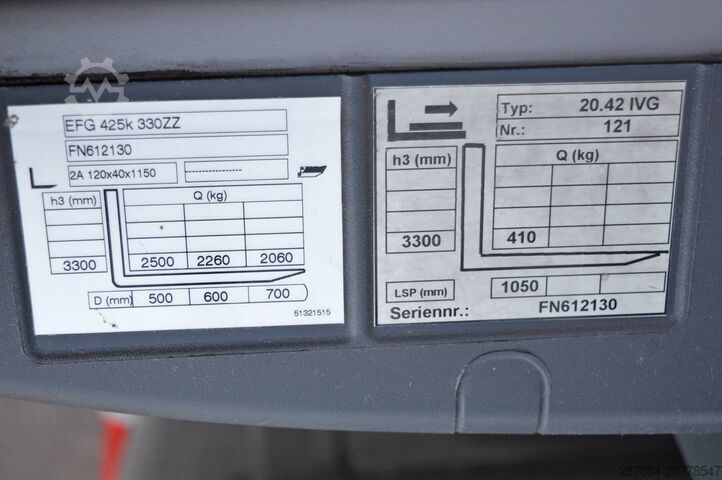 Carretilla elevadora Jungheinrich EFG 425k