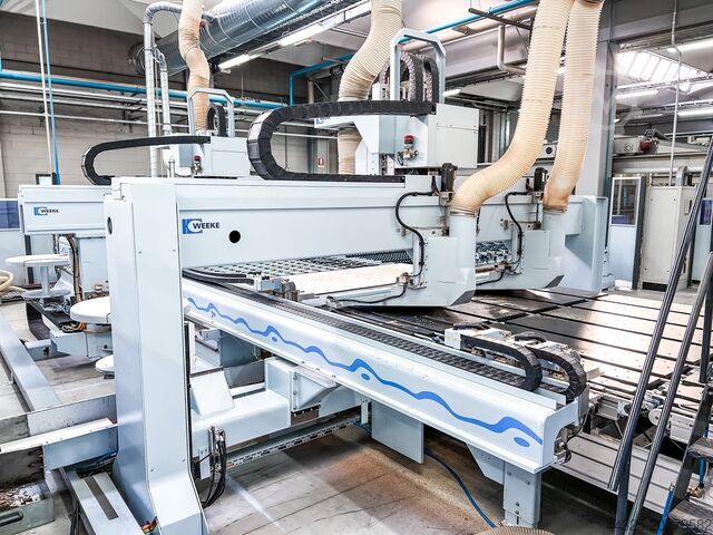 Megmunkálóközpont fészkelőasztallal WEEKE PROFI BHC912/43/25