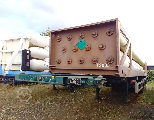 Tankauflieger Fruehauf Gas, compressed helium, hydrogen