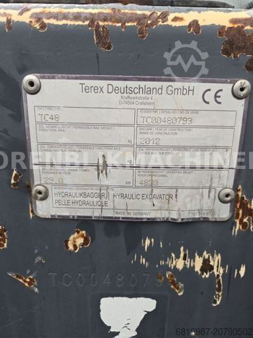 Mini excavator TEREX TC48