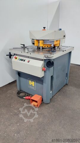 Hydraulic 2-station sheet metal notching machine HACO COMBI