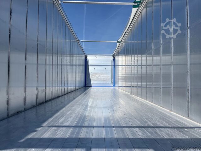 Vloer verplaatsen Knapen Trailers K100 - 92m3 Zijwandbeschermzeil 10mm *huren / l...