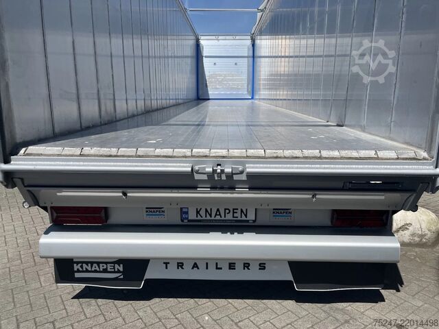 Vloer verplaatsen Knapen Trailers K100 - 92m3 Zijwandbeschermzeil 10mm *huren / l...