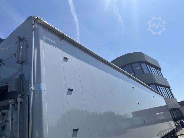 Vloer verplaatsen Knapen Trailers K100 - 92m3 Zijwandbeschermzeil 10mm *huren / l...