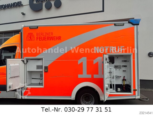 Tűzoltóautó MERCEDES-BENZ Sprinter 516 CDI RTW WAS Koffer Fahrtrage+Sessel