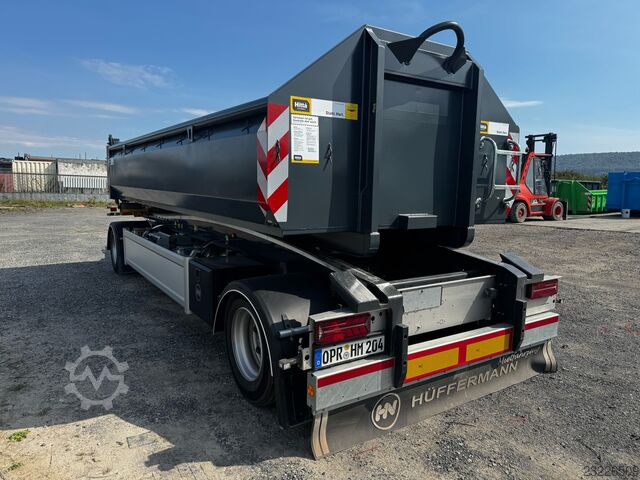Contentor de rolamento de 12m3 com tampa combinada Hitta HAK65FP/ 6,5m Abrollcontainer