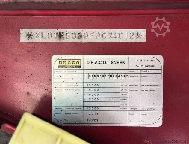 Auflieger  Draco TMS 339 LUCHTENBERG ISOLATED BOX THERMO KI