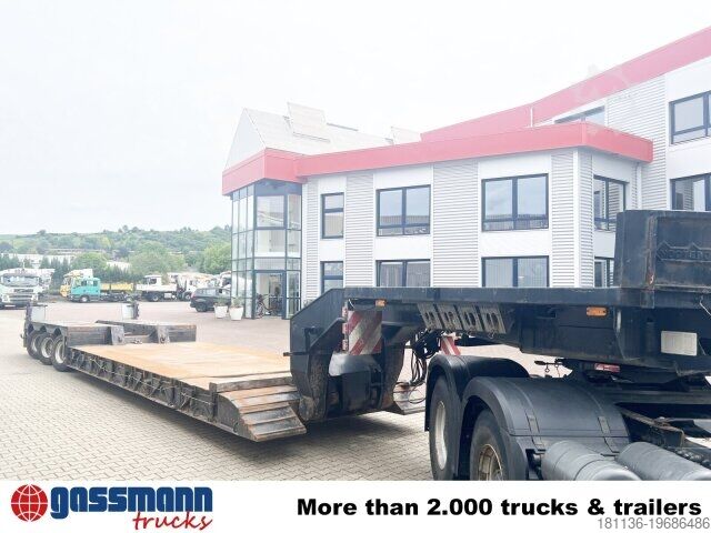 Dieplader oplegger Nooteboom Euro-54-03, Schwanenhals abfahrbar, Hydr.