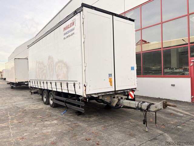Open aanhangwagen met zeil Möslein TPW 105 D 7,30  Tandem- Schiebeplanenanhänger zum Durchladen