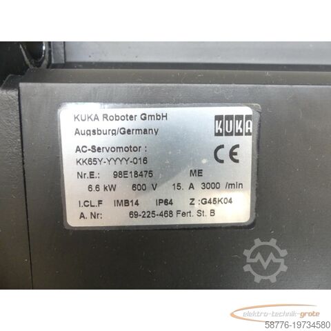 Jednostka sterująca KUKA KK65Y-YYYY AC Servomotor - Z= G45, K04