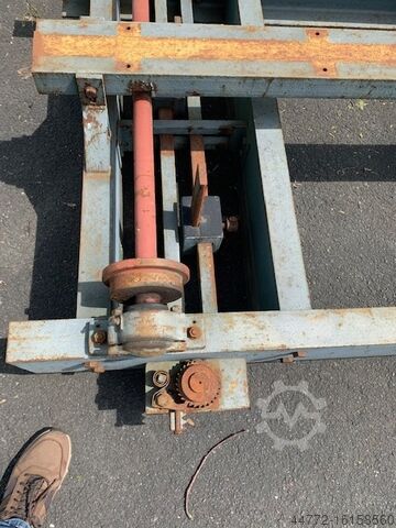 Opspanslede voor horizontale lintzaag Müller Scheesel Hori Spannwagen