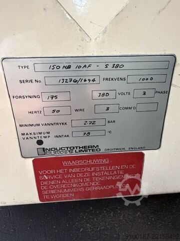 Inductotherm Induktionsofen Inductotherm 150HB 10AF-S380