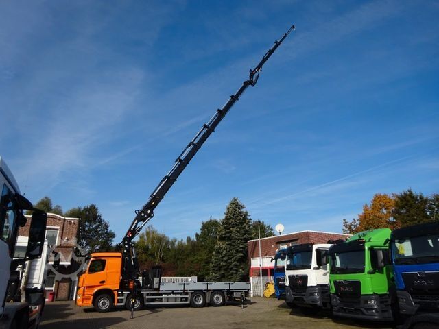 Autolaadkraan MERCEDES-BENZ 3751 Arocs Pritsche + HIAB 858 + JIB 8x2