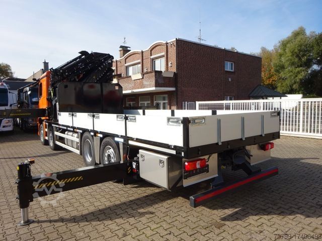 Autolaadkraan MERCEDES-BENZ 3751 Arocs Pritsche + HIAB 858 + JIB 8x2