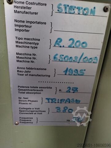 PIALLATRICE 4 LATI STETON R 200