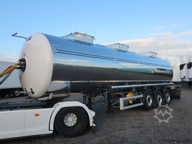 Tanker semitrailer Magyar 3 Kammer Lebensmitteltank Heizung Drucktank 32 m³