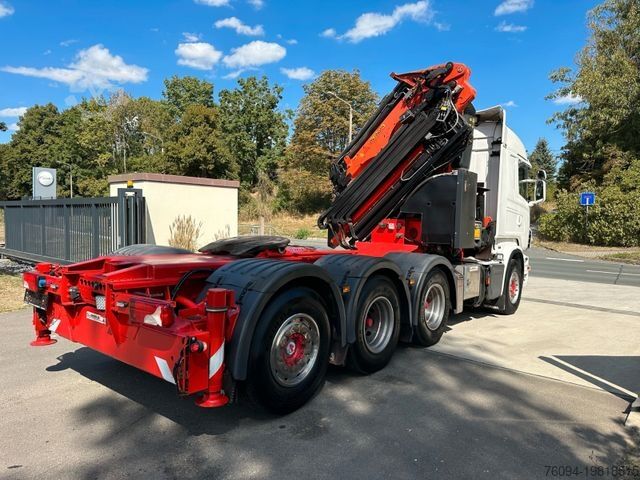 Lastbilmonteret kran SCANIA R730 8x4 V8 SZM Kran 43m +JIB +Seilwinde Frontab