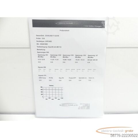 Komponente Heidenhain UVR 140D ID: 728 253-01 SN: 39240185B im Austausch (Exchange)