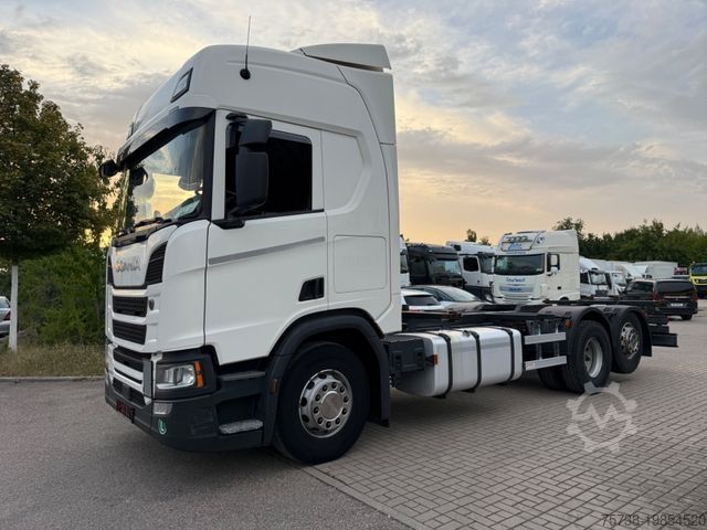 Φορτηγό εναλλασσόμενου αμαξώματος SCANIA R450 BDF/LENKACHSE/2xTank/Retarder/Standklima