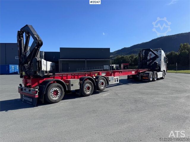 Container transport Hammar 160C Side Loader