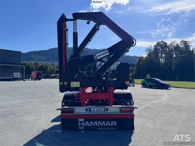 Container transport Hammar 160C Side Loader