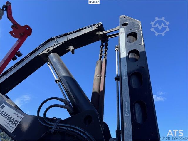 Container transport Hammar 160C Side Loader