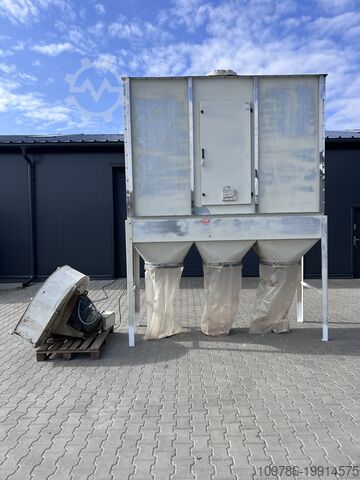 3-zakken zaagselafzuiger MAPELLI 11 kW MAPELLI 11 kW