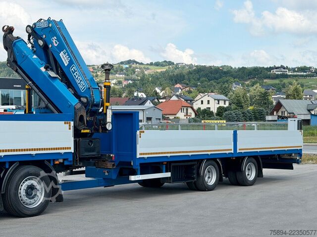 Macara montată pe camion SCANIA R 450 * FASSI F365 RA + FUNK + Anhänger*TOP