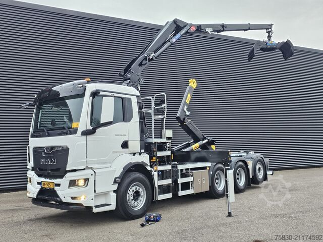 Haakarmsysteem MAN TGS 35.470 8x4 / HMF 2243 Z KRAAN + HAAKARM
