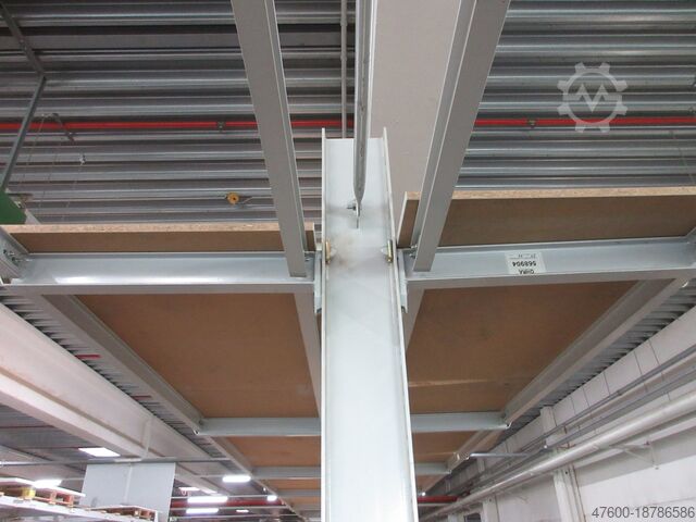 Cantilever rack K60K height 3.05m depth 90cm OHRA - Kragarmregal Langutregal - L 21m 12 Ständer IPE 200 + 48 Kragarme IPE100