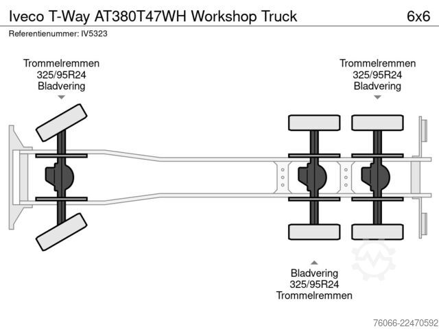 Φορτηγό εργαστηρίου Iveco T-Way AT380T47WH Iveco T-Way AT380T47WH Workshop Truck