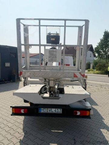 Podnośnik koszowy na samochodzie ciężarowym Multitel MT162