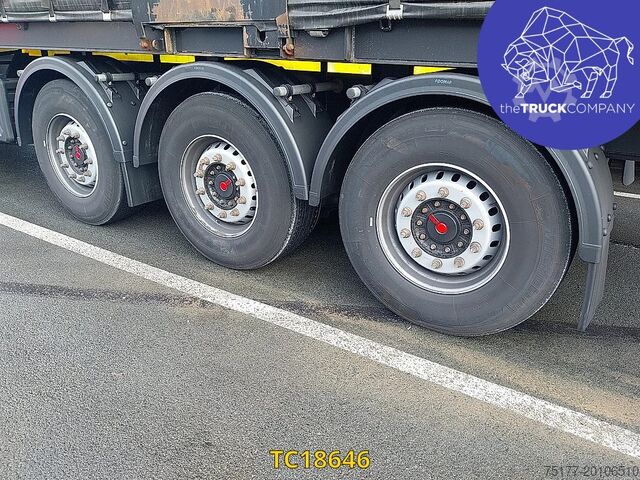 Transporte de contentores Hoet Trailers + Caisse Libner 2018