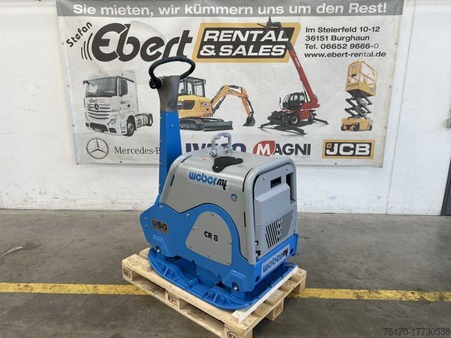Verdichter WEBER Weber CR 8 WSA Hatz-Diesel / 608 kg Rüttelplatte