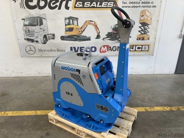 Verdichter WEBER Weber CR 8 WSA Hatz-Diesel / 608 kg Rüttelplatte