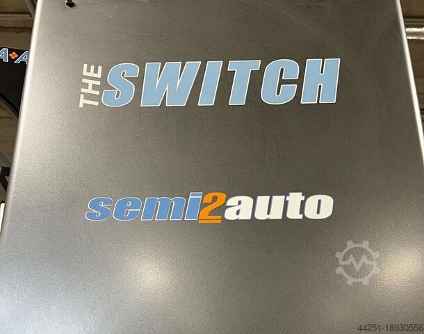 Volautomatische palletomwikkelmachine Cousins LPSWA-CE („The Switch Semi2Auto“)