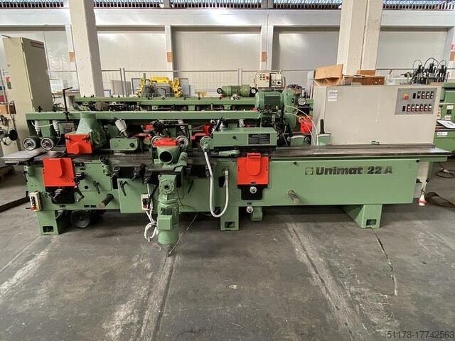 Weinig Unimat 22A met automatische linkeras Weinig 22A Unimatic