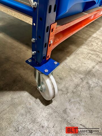 Schrauenbregal branje stalak Kommissionierwagen Regalwagen Rollwagen inkl. 36 x Sichtlagerkiste