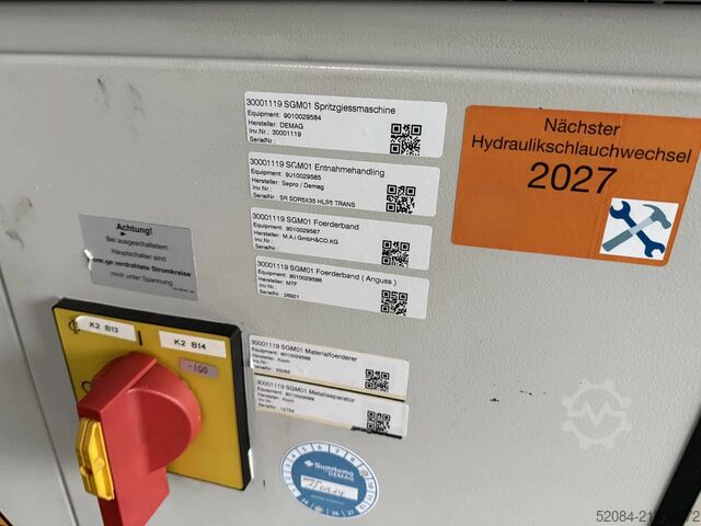 Wtryskarka Systec 650/1020-2300 Sumitomi (SHI) Demag Systec 650/1020-2300