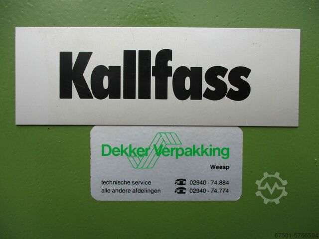 Hætte krympemaskine Vinkelsvejser KALLFASS Winkelschweißmaschine KW 5050